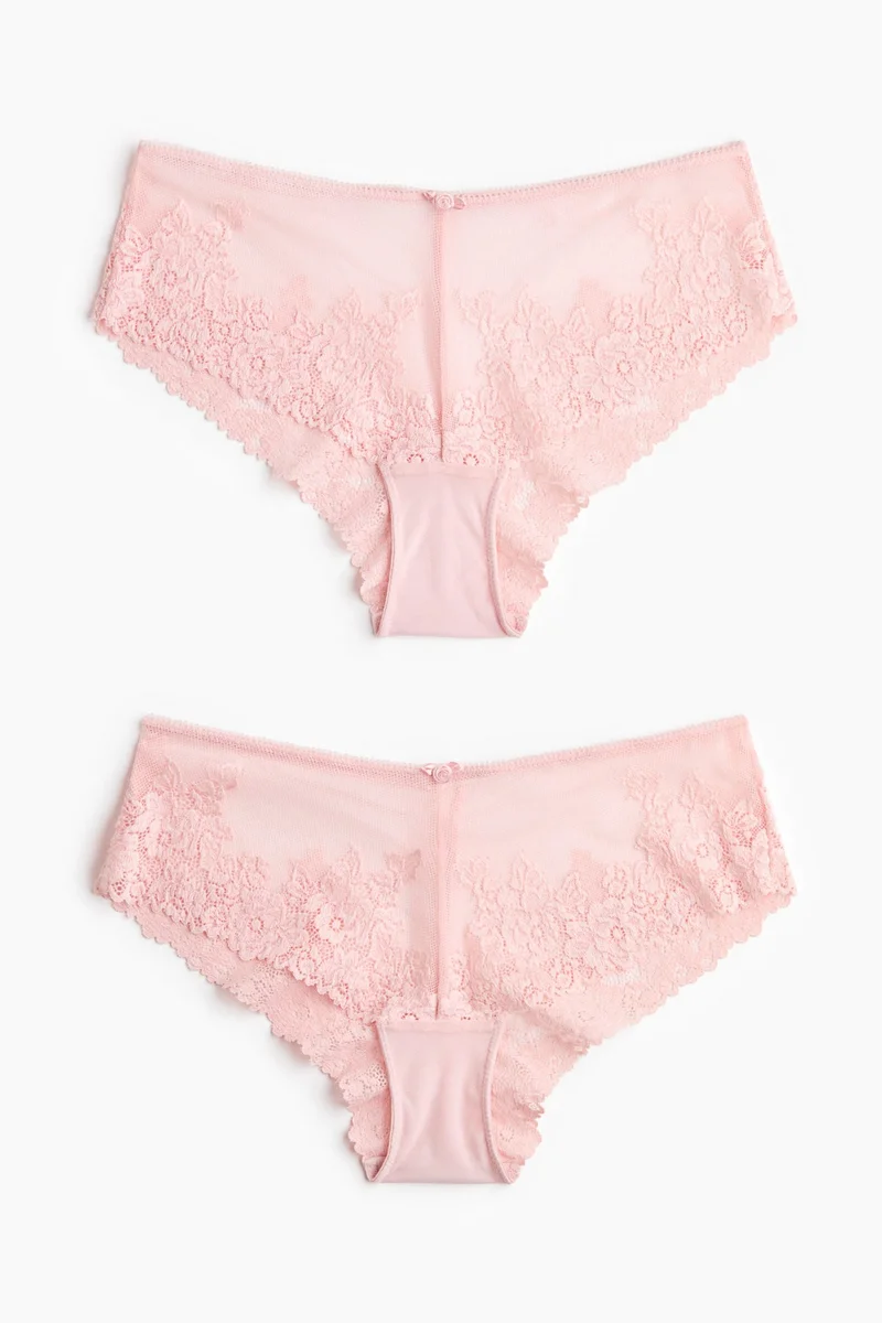 H&M 2-pack lace hipster briefs